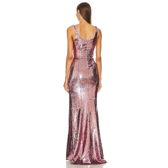 NBD Kaity Gown Maxi Sequin Embellished Formal Party Evening Statement Prom Small - Picture 3 of 12